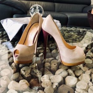 Giuseppe Zanotti Vicini Peep Toe Platforms